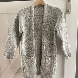Amazon gray wool cardigan
